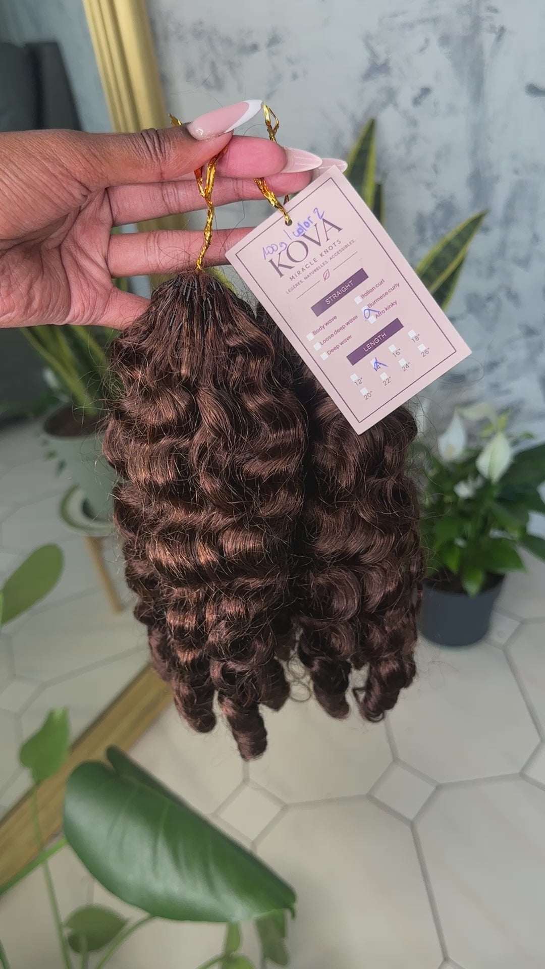 Miracle Knotless - Burmese Curly - 50g